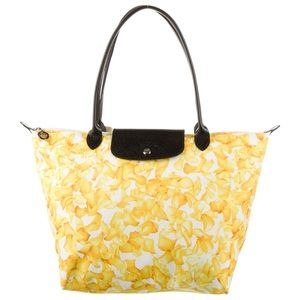 LONGCHAMP Le Pliage Darshan Yellow Large Tote